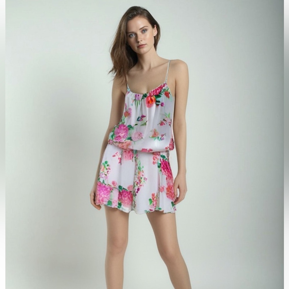 Abercrombie & Fitch Women's Floral Spaghetti Strap Mini Sundress Size S